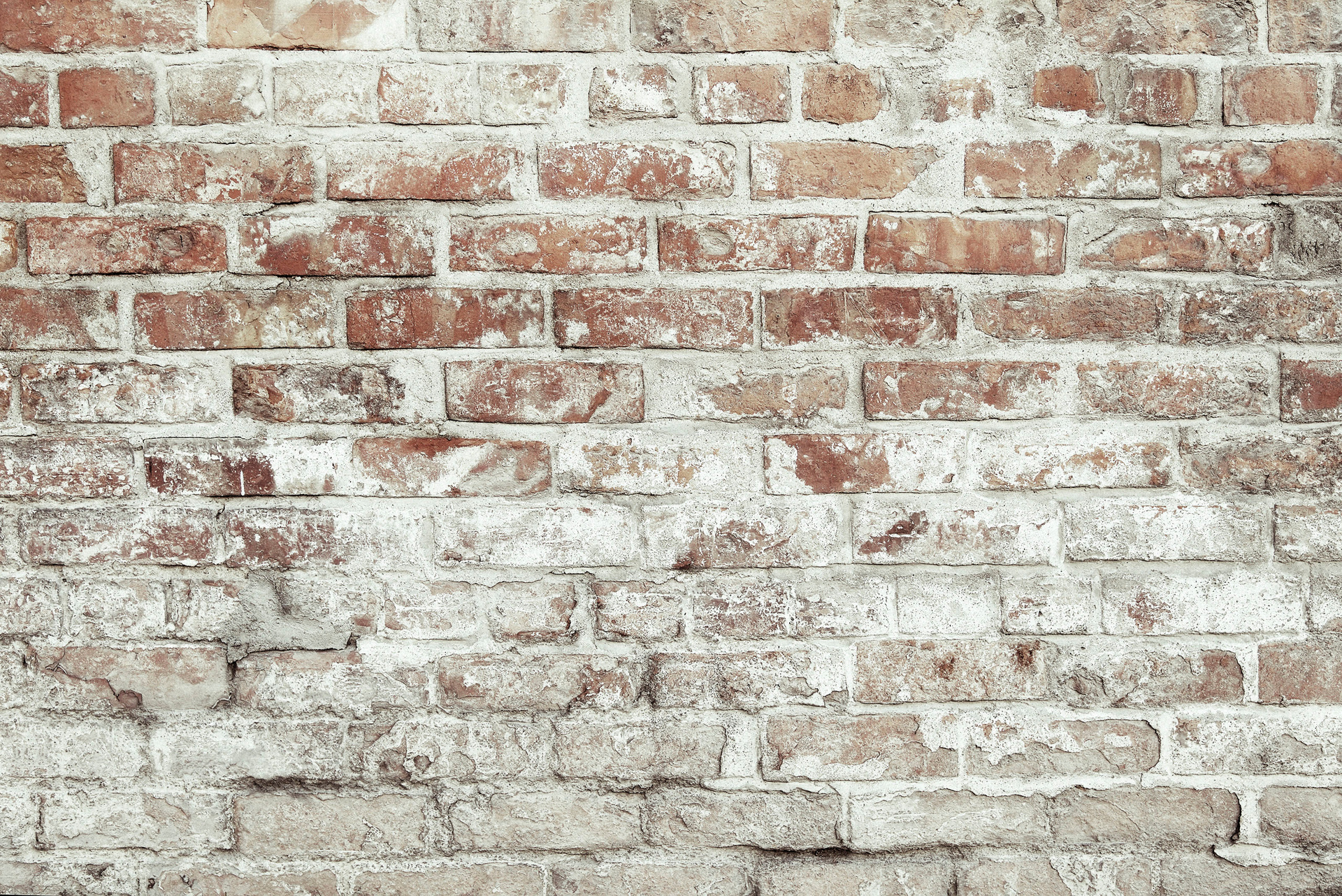 Old red brick wall background texture